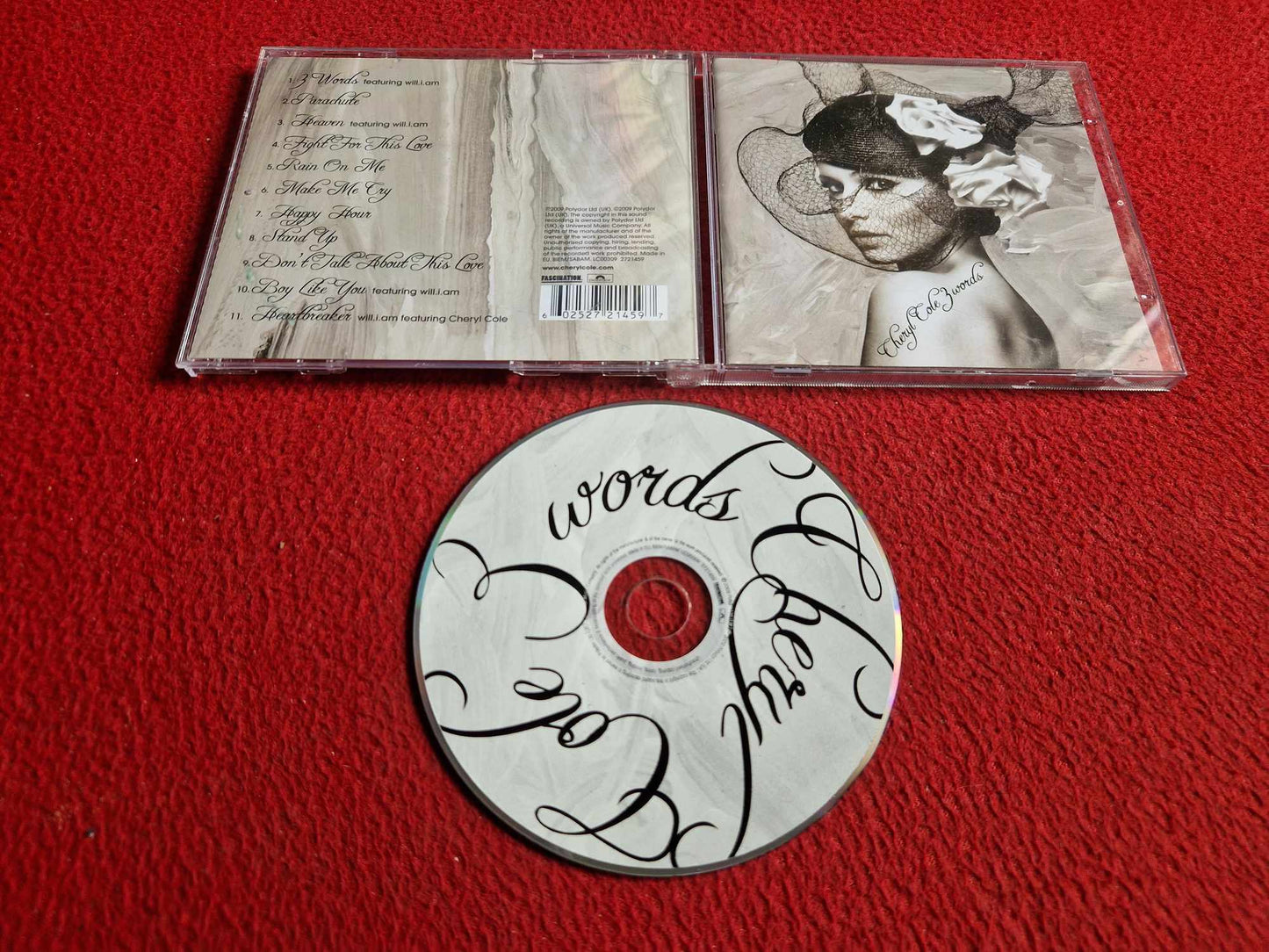 CHERYL COLE 3 WORDS CD