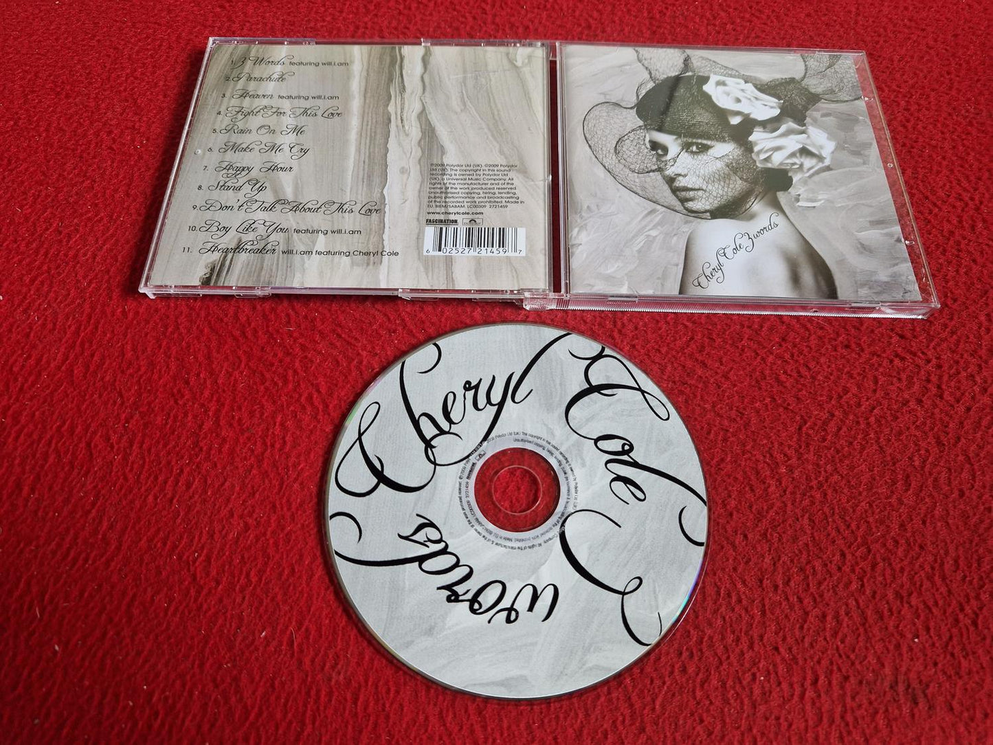 CHERYL COLE 3 WORDS CD