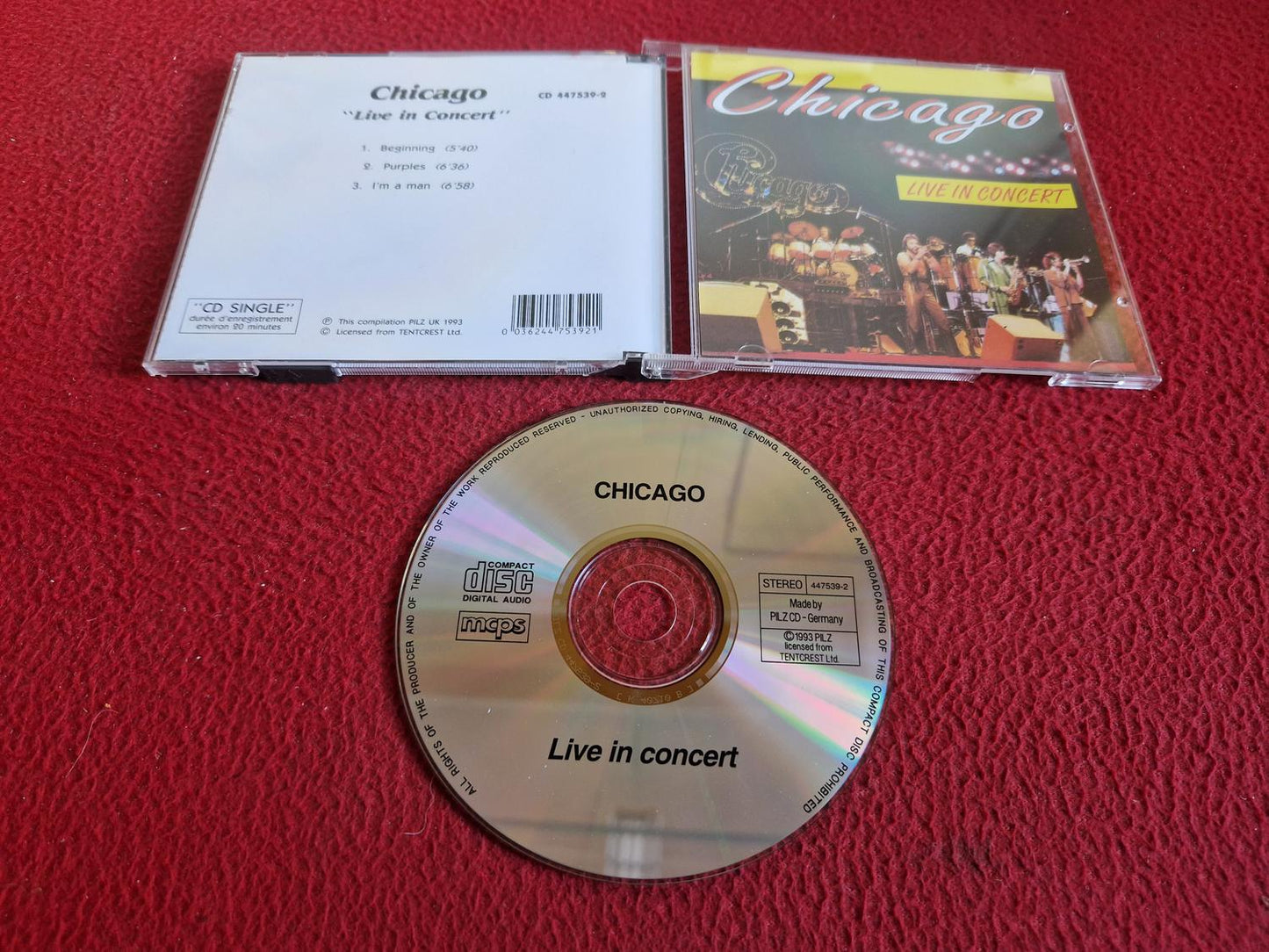 CHICAGO LIVE IN CONCERT CD