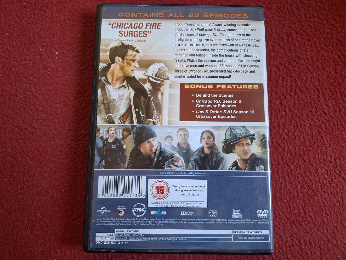 CHICAGO SEASON 3 BOX DVD