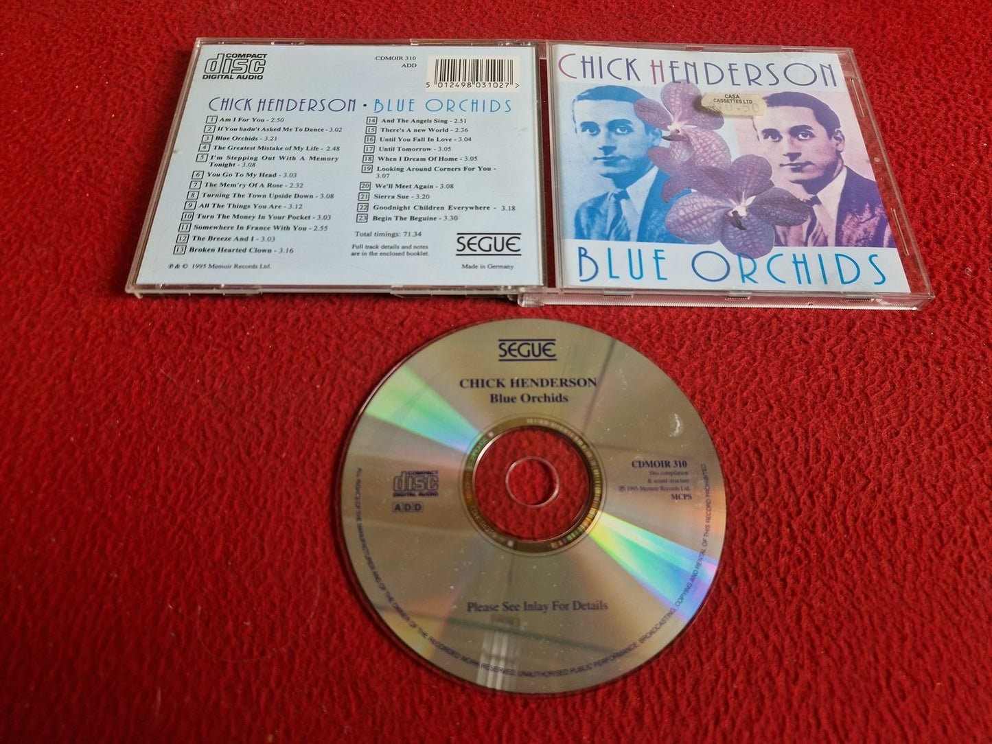 CHICK HENDERSON BLUE ORCHIDS CD
