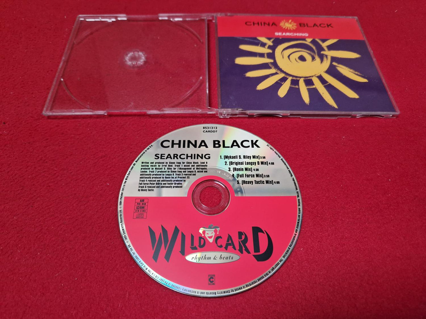 CHINA BLACK SEARCHING SINGEL till CD