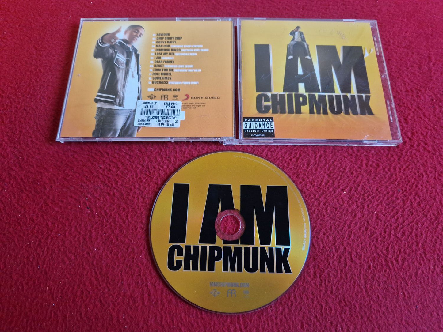 CHIPMUNK I AM CHIPMUNK CD