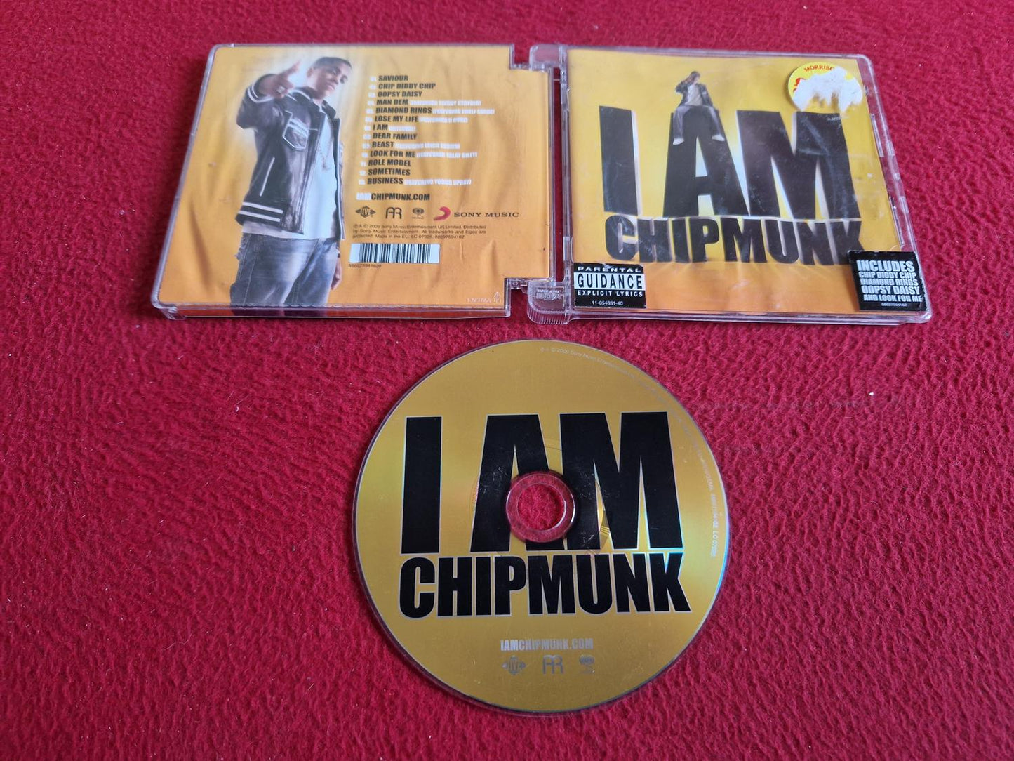 CHIPMUNK I AM CHIPMUNK CD