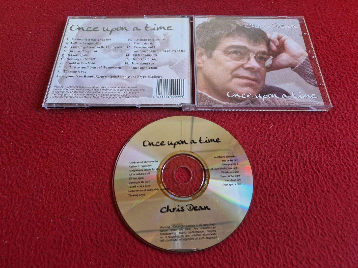 CHRIS DEAN ONCE UPON A TIME CD