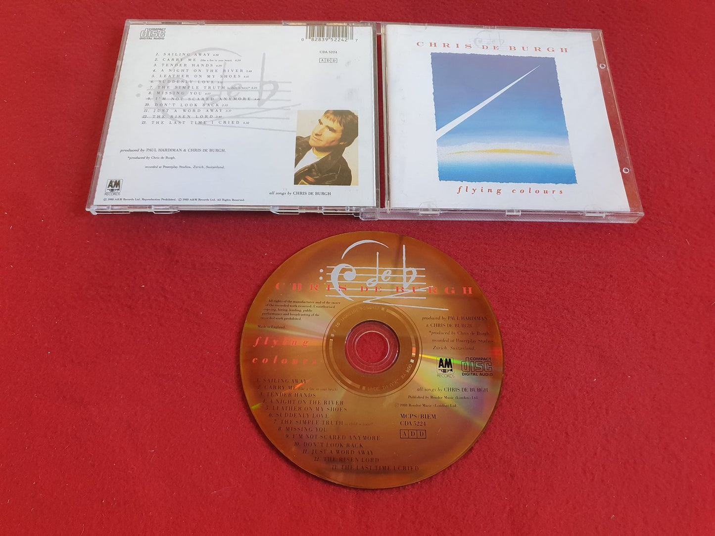 CHRIS DE BURGH FLYING COLOURS till CD