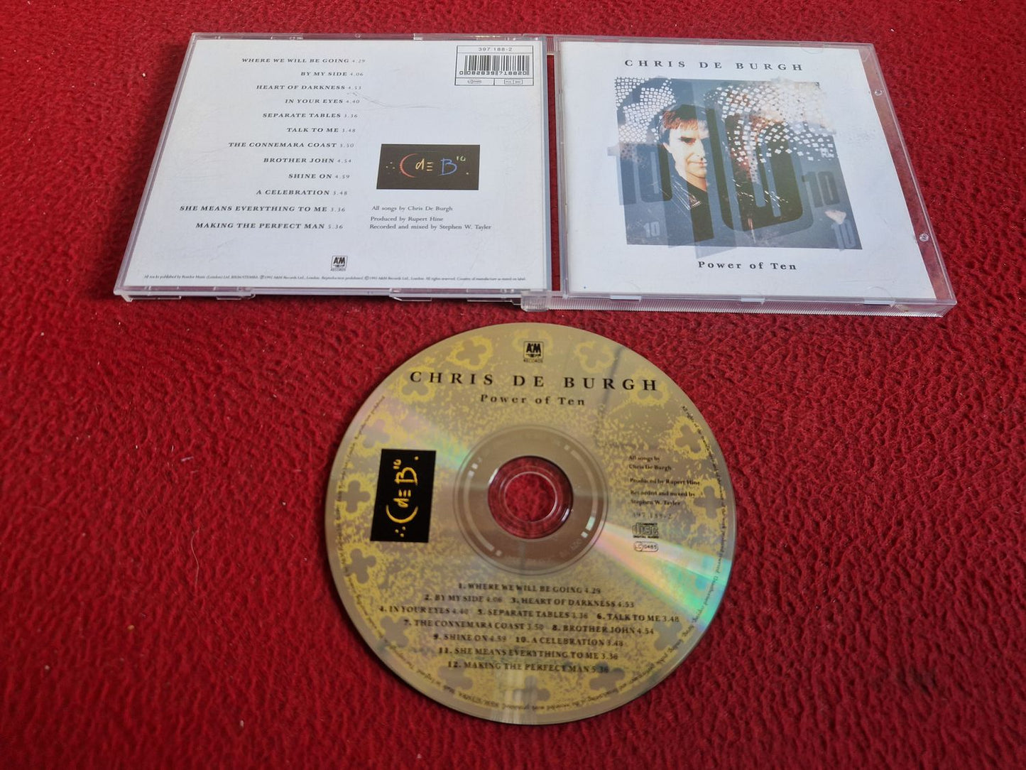 CHRIS DE BURGH POWER OF TEN CD