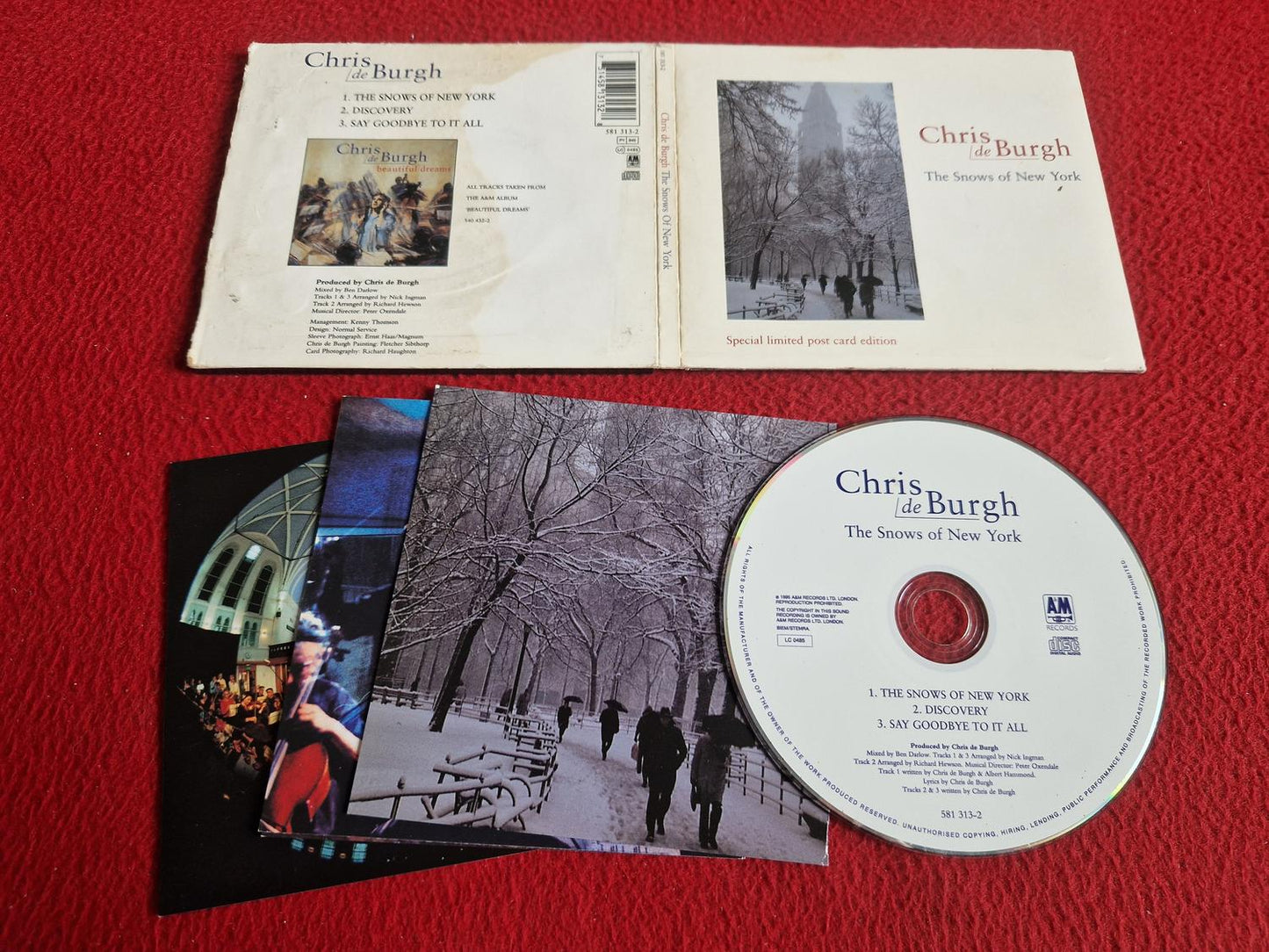 CHRIS DE BURGH THE SNOWS OF NEW YORK CD
