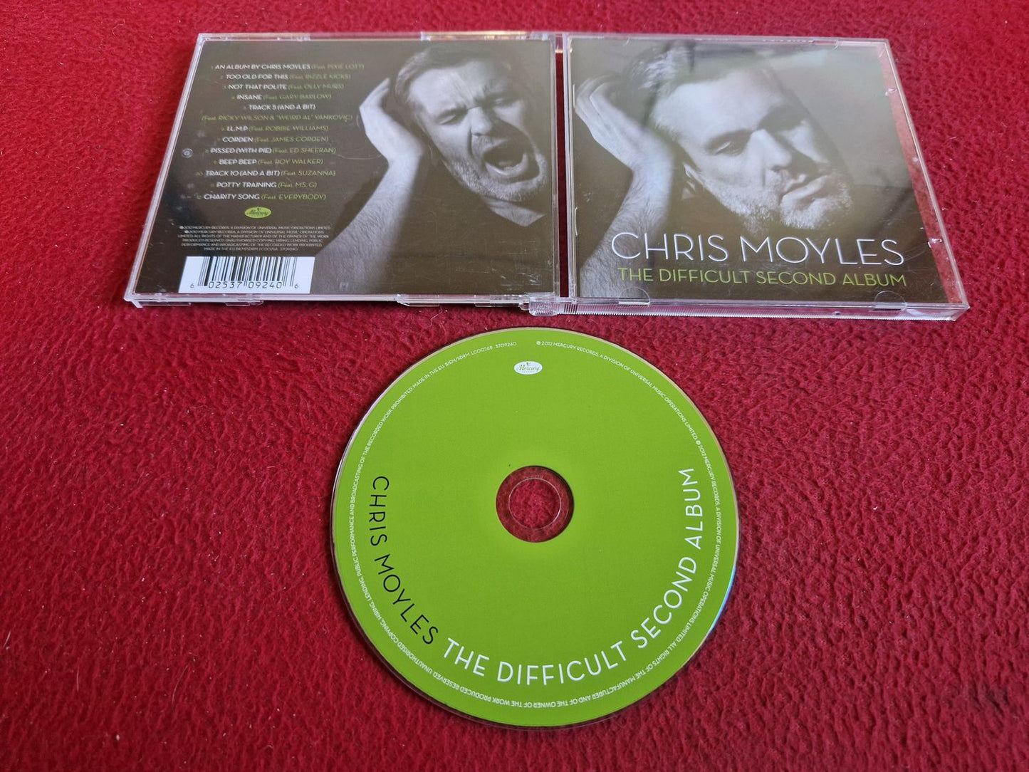 CHRIS MOYLES THE DIFFICULT SECOND ALBUM CD