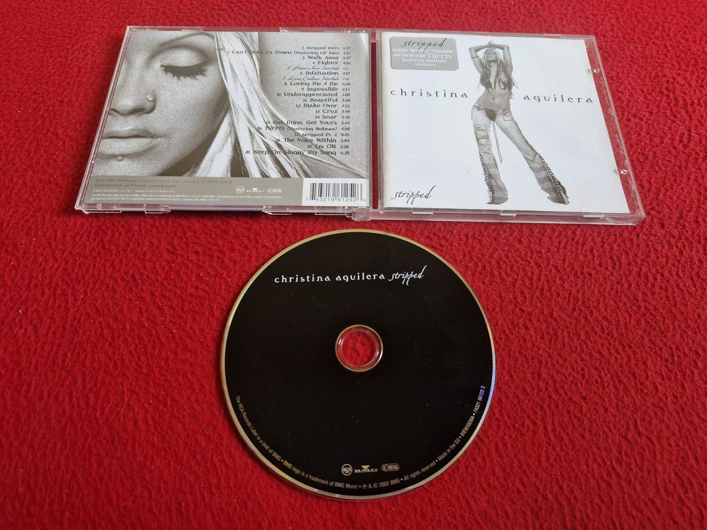 CHRISTINA AGUILERA STRIPPED CD