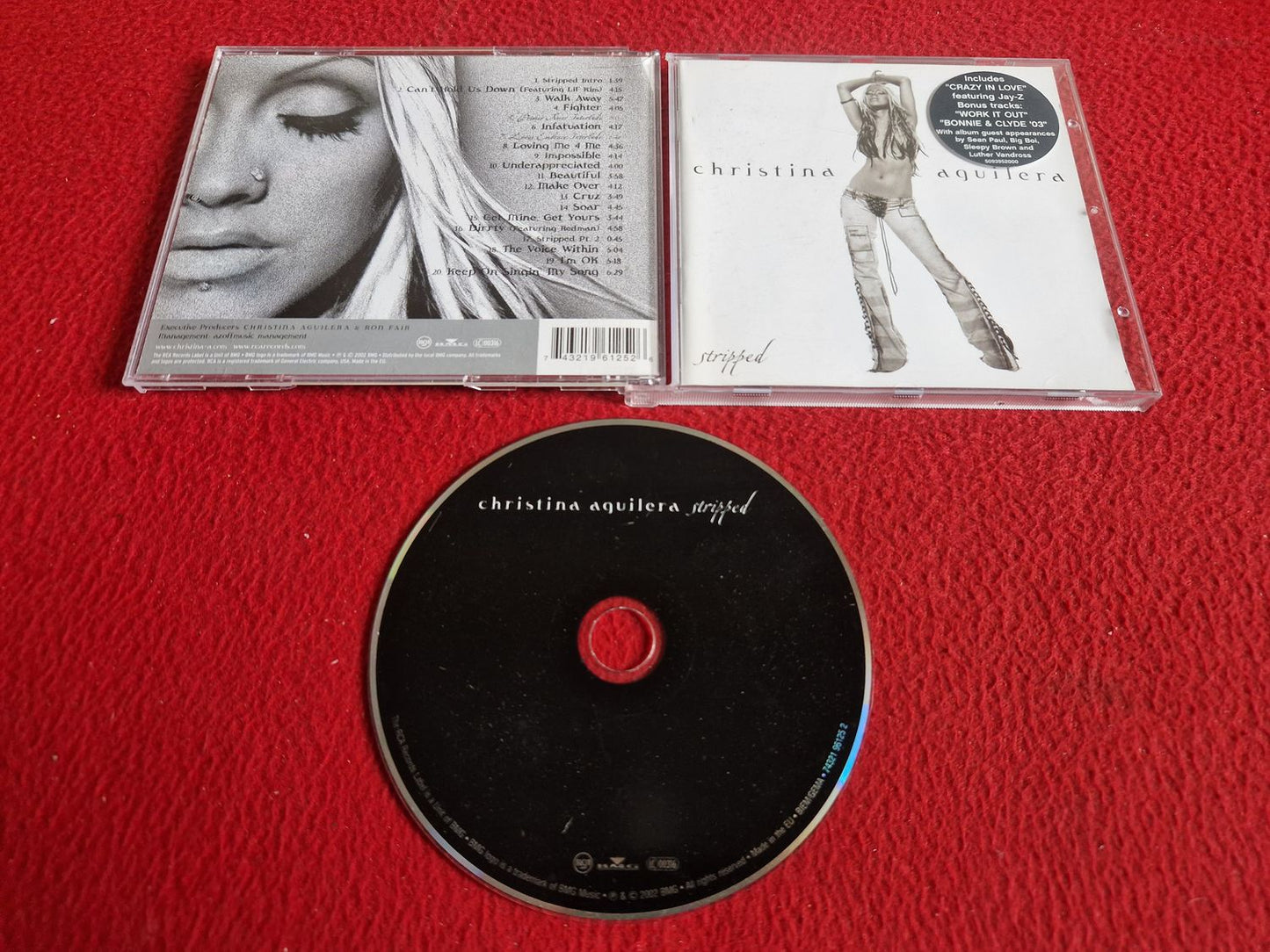 CHRISTINA AGUILERA STRIPPED CD