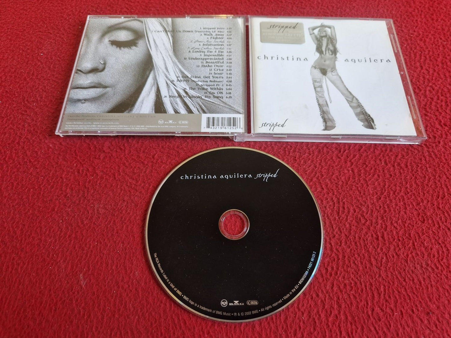 CHRISTINA AGUILERA STRIPPED CD