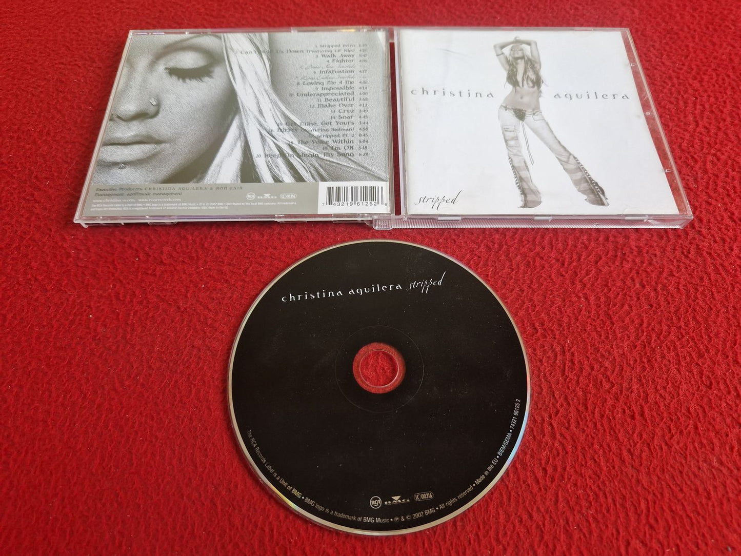 CHRISTINA AGUILERA STRIPPED CD