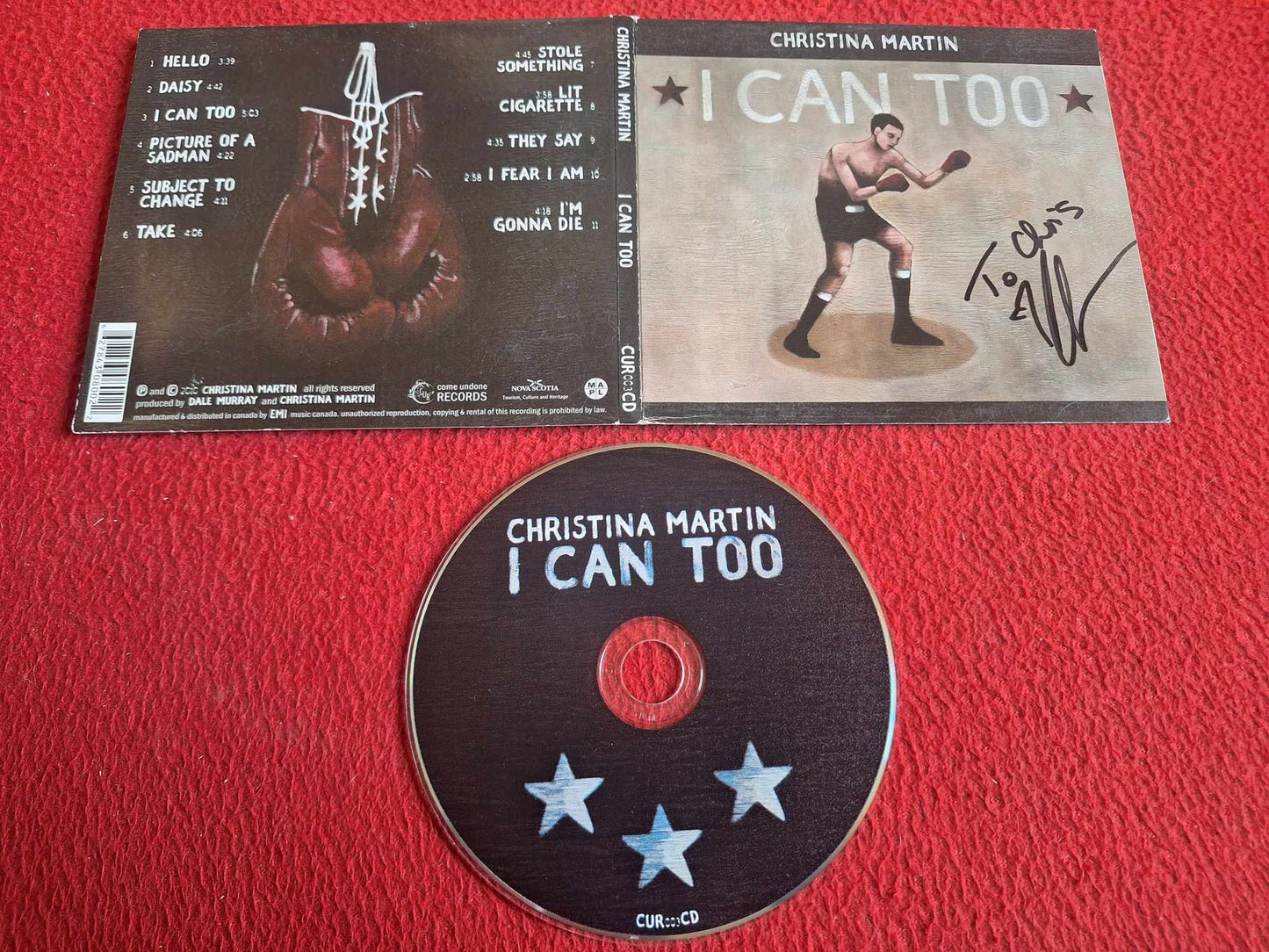 CHRISTINA MARTIN I CAN TOO CD