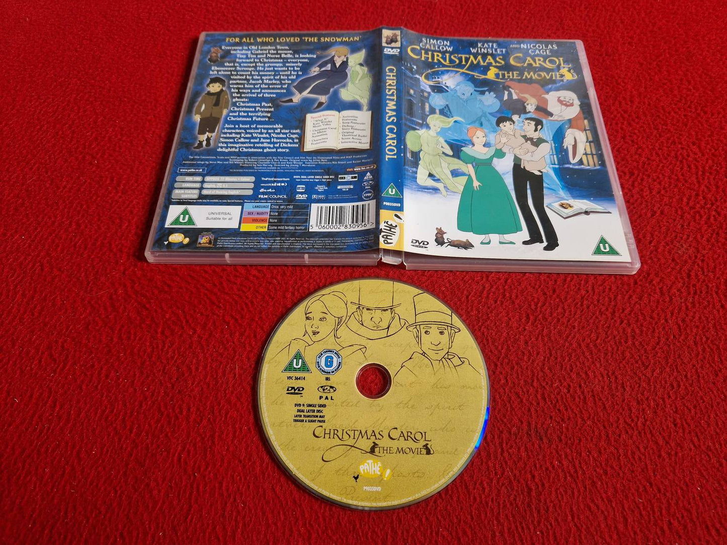 CHRISTMAS CAROL THE MOVIE DVD