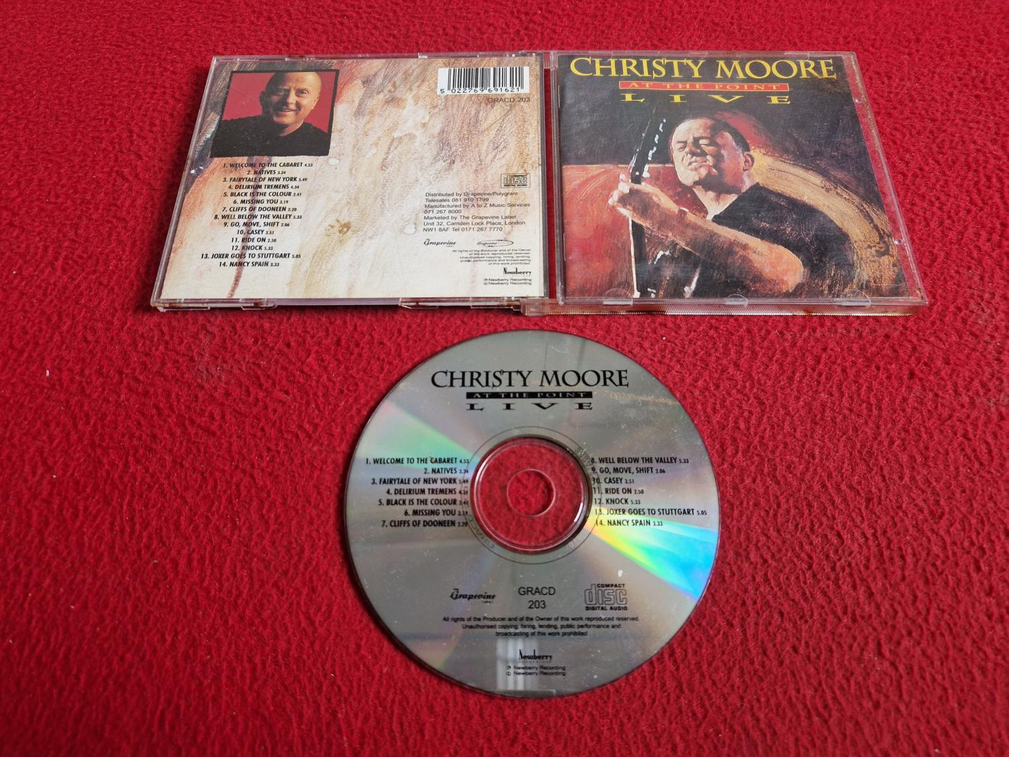 CHRISTY MOORE AT THE POINT LIVE CD