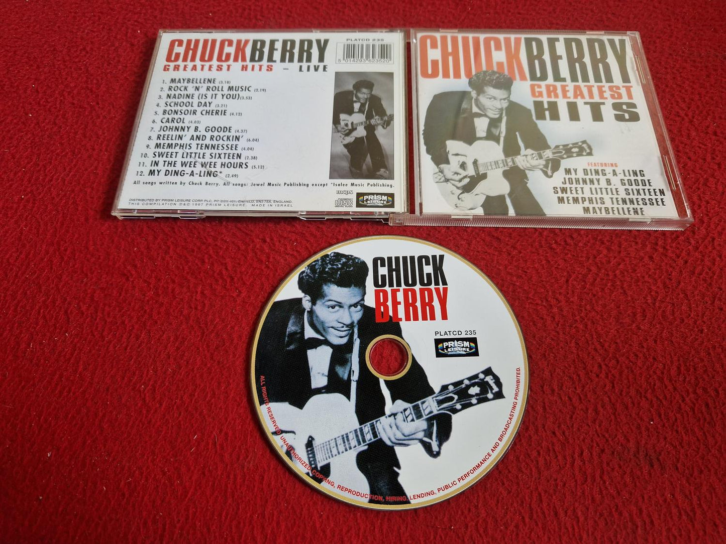 CHUCK BERRY GREATEST HITS CD