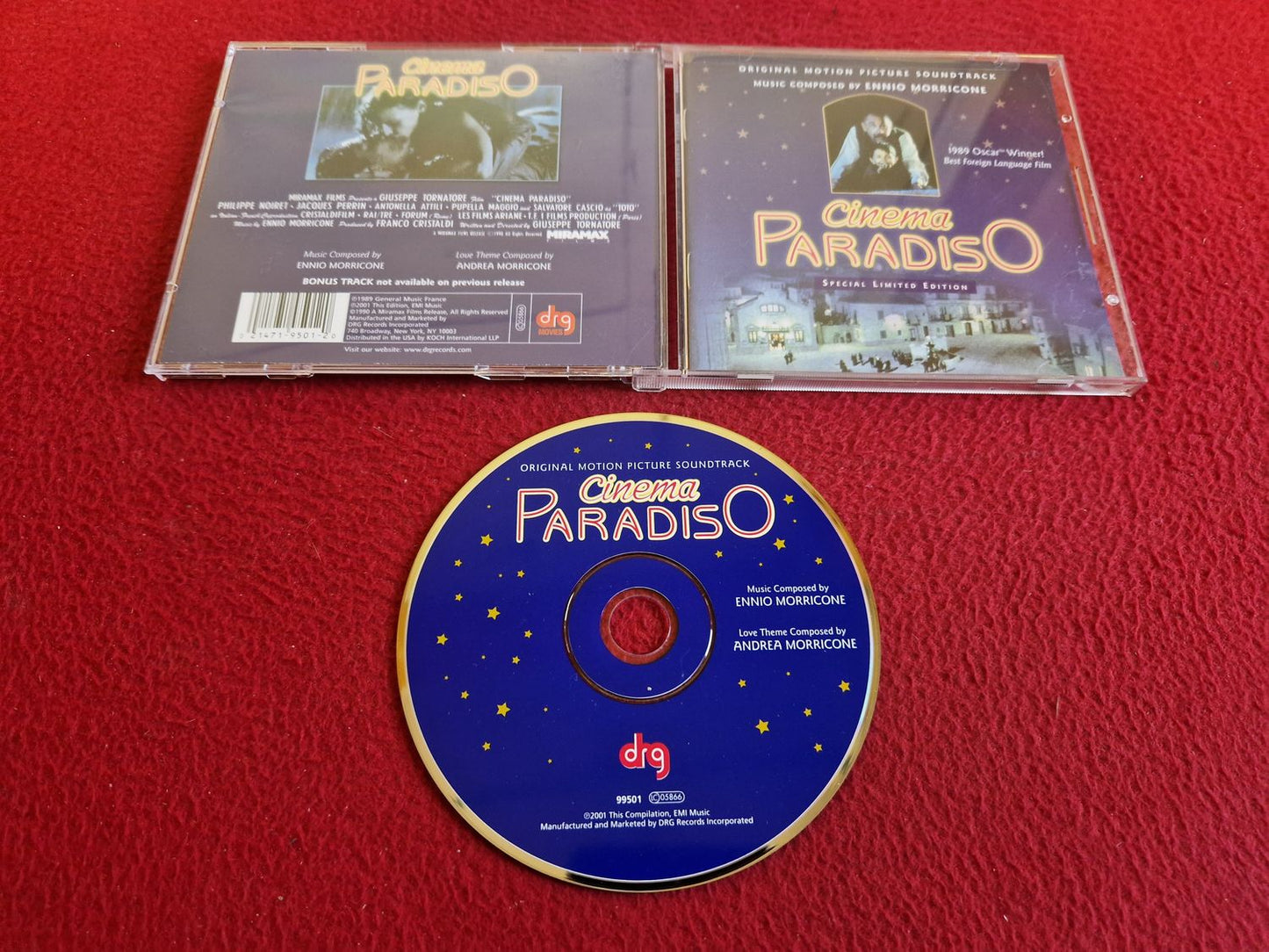 CINEMA PARADISO SPECIAL LIMITED EDITION ORIGINAL MOTION PICTURE SOUNDTRACK CD