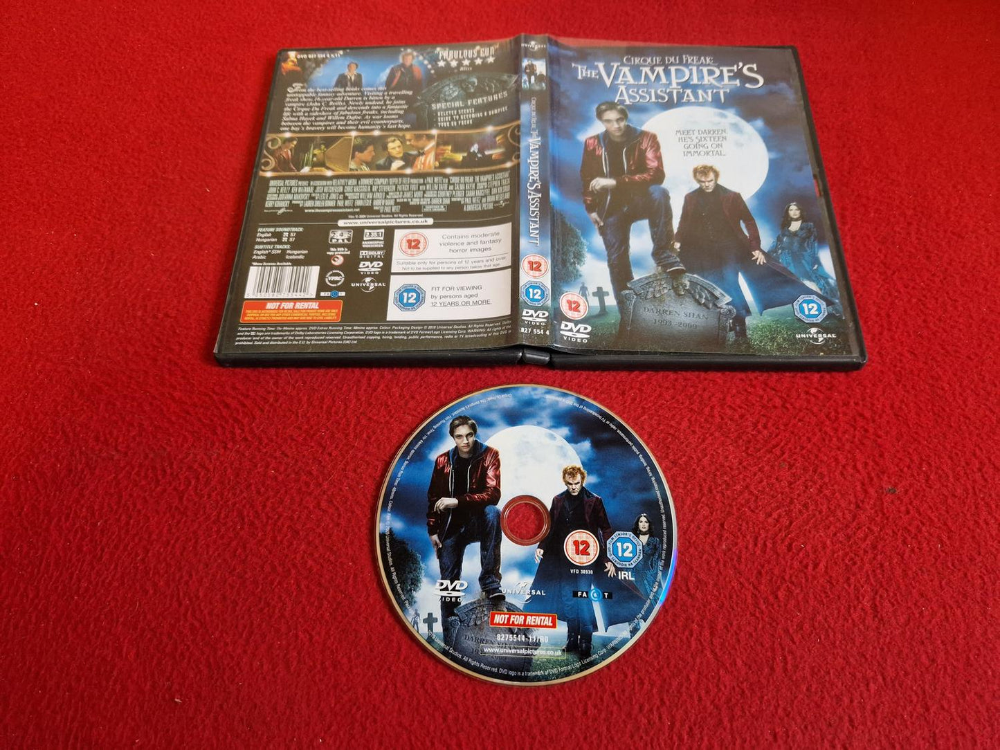 CIRQUE DU FREAK - THE VAMPIRE'S ASSISTANT DVD