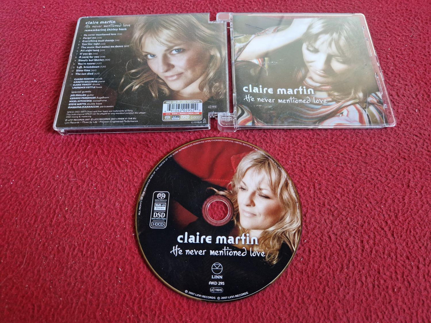 CLAIRE MARTIN HE NEVER MENTIONED LOVE CD