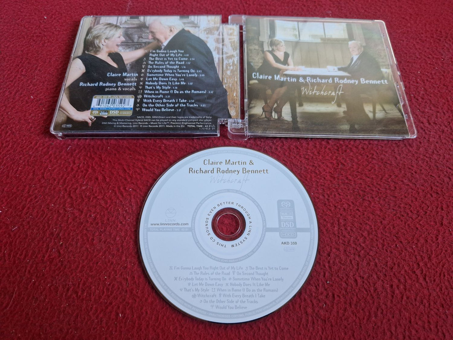 CLAIRE MARTIN & RICHARD RODNEY BENNETT WITCHCRAFT CD