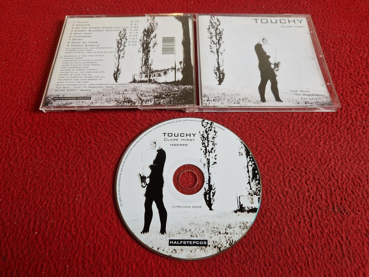 CLARE HIRST TOUCHY CD