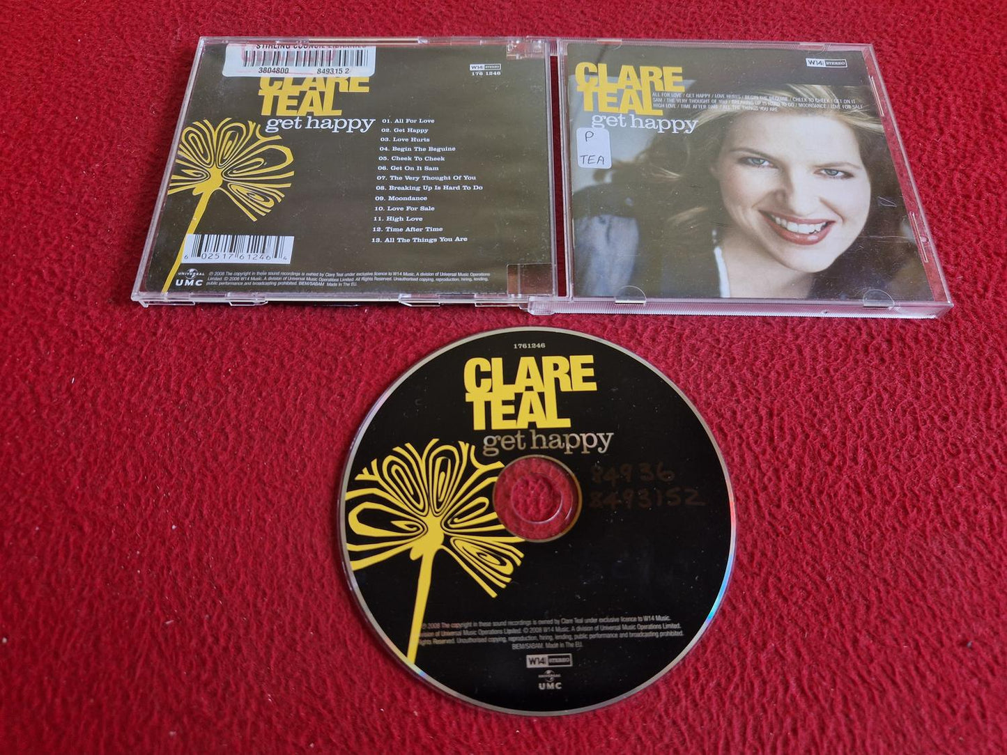 CLARE TEAL GET HAPPY CD