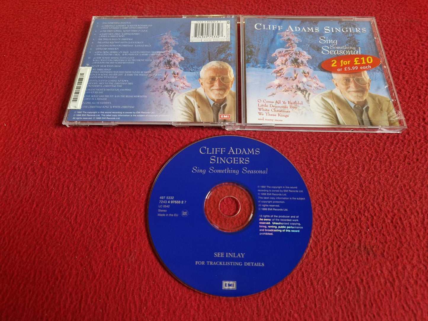 CLIFF ADAMS SINGERS SING SOMETHING SEASONAL CD