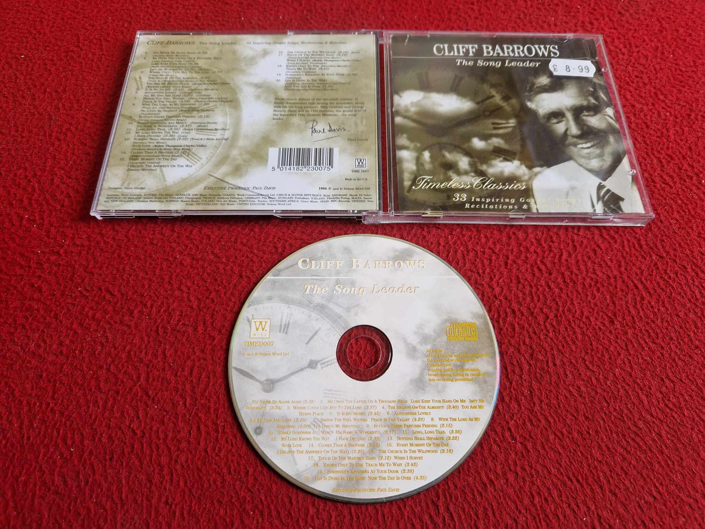 CLIFF BARROWS THE SONG LEADER CD