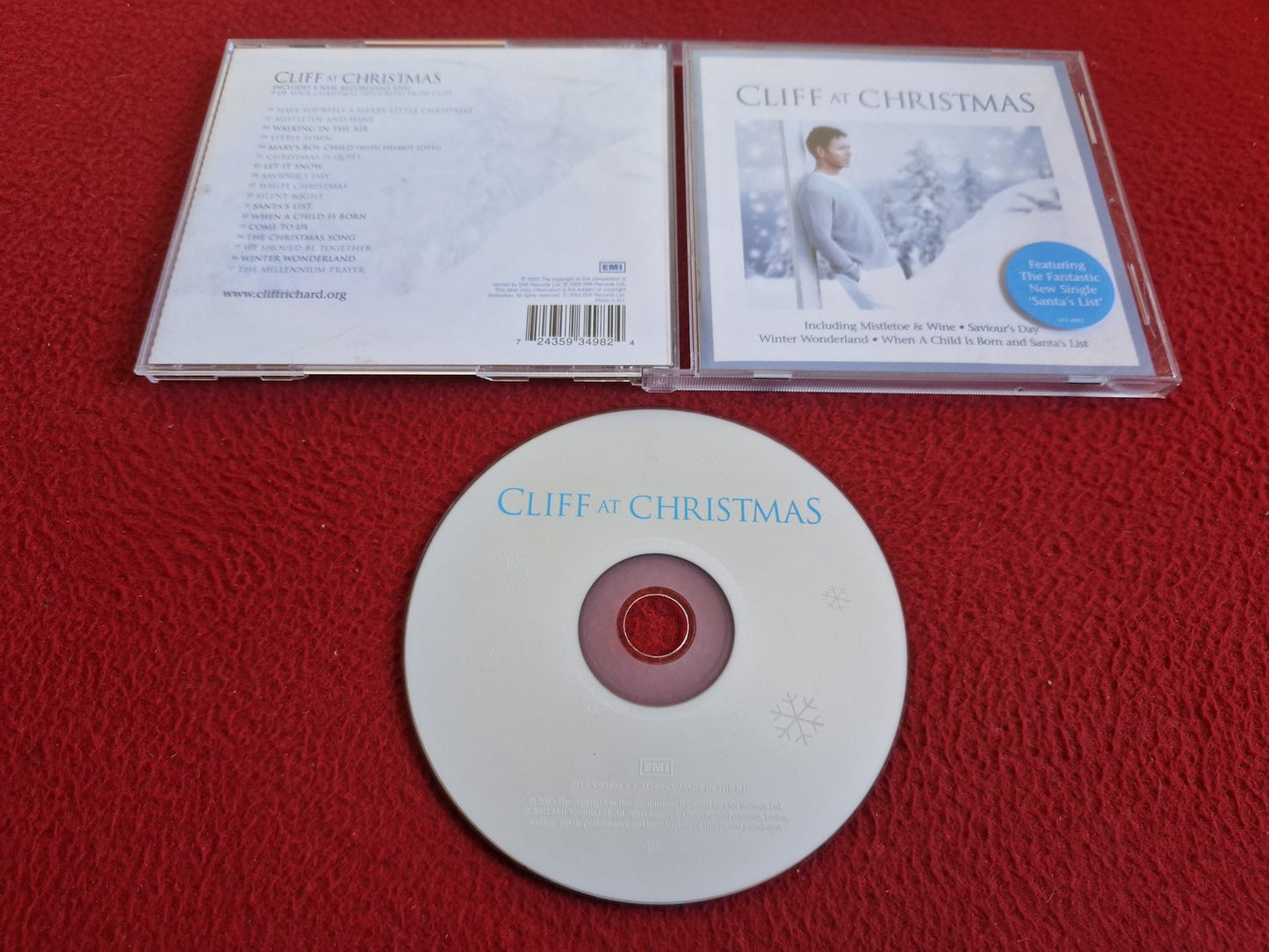 CLIFF RICHARD CLIFF AT CHRISTMAS CD