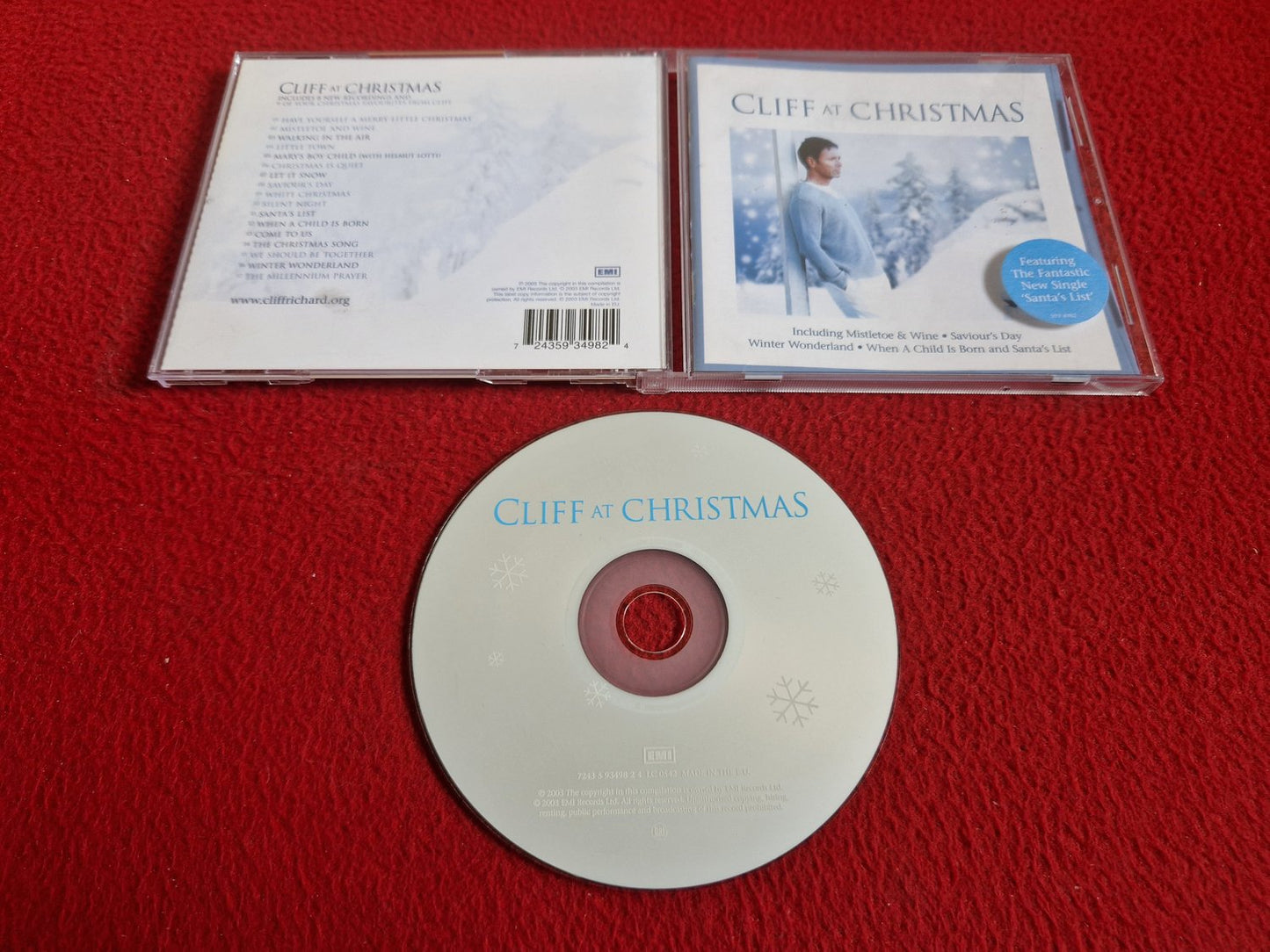 CLIFF RICHARD CLIFF AT CHRISTMAS CD