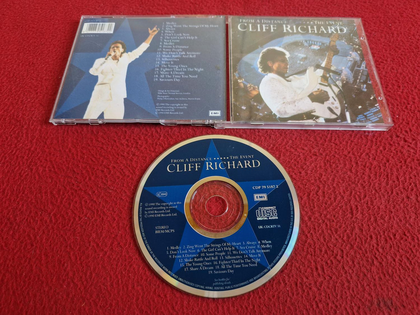 CLIFF RICHARD FROM A DISTANCE THE EVENT CD