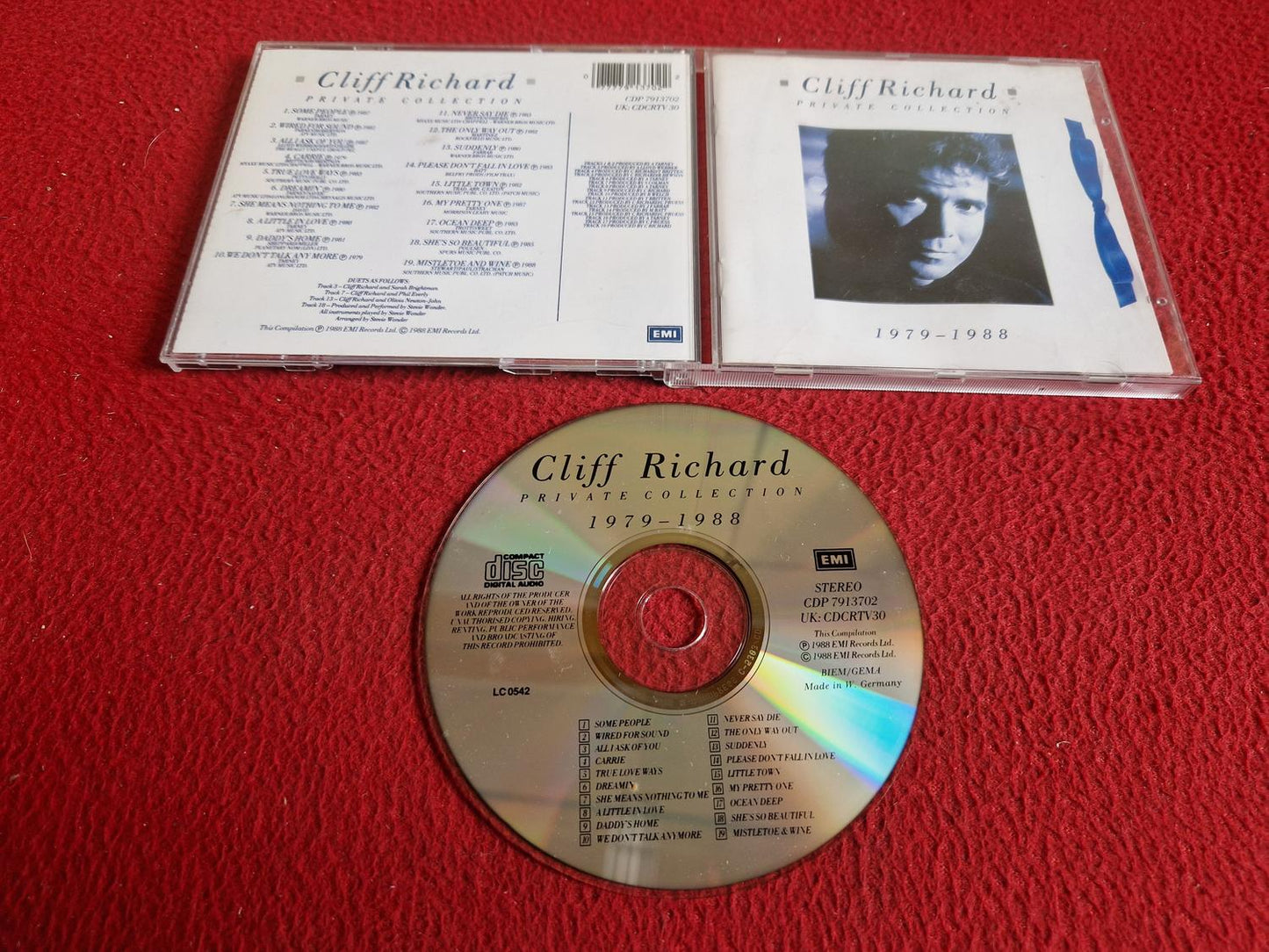 CLIFF RICHARD PRIVATE COLLECTION 1979 - 1988 CD
