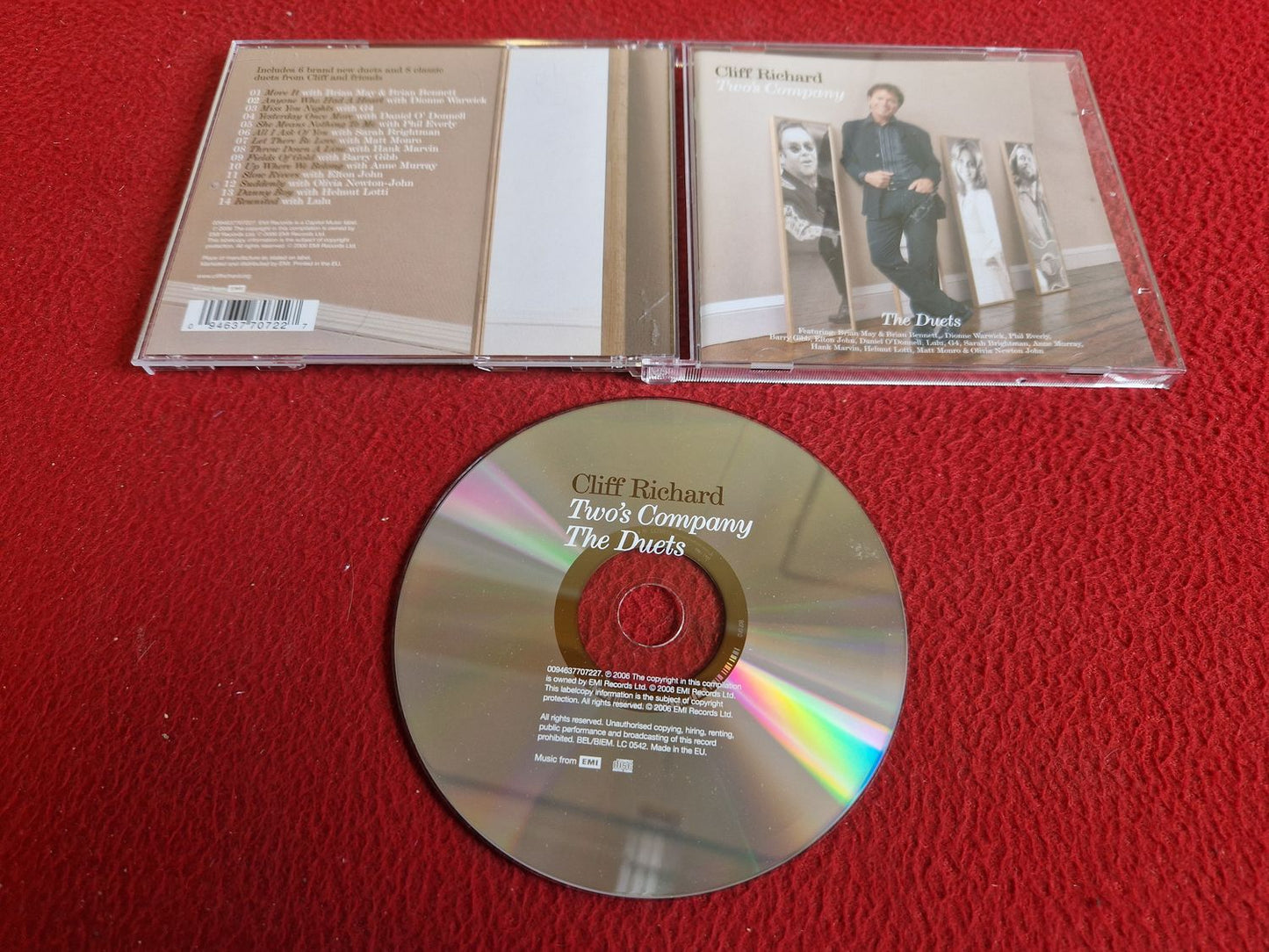 CLIFF RICHARD TWO'S COMPANY THE DUETS CD