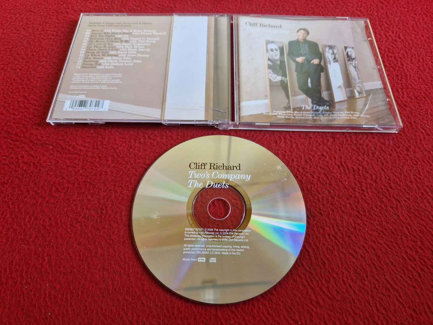 CLIFF RICHARD TWO'S COMPANY THE DUETS CD