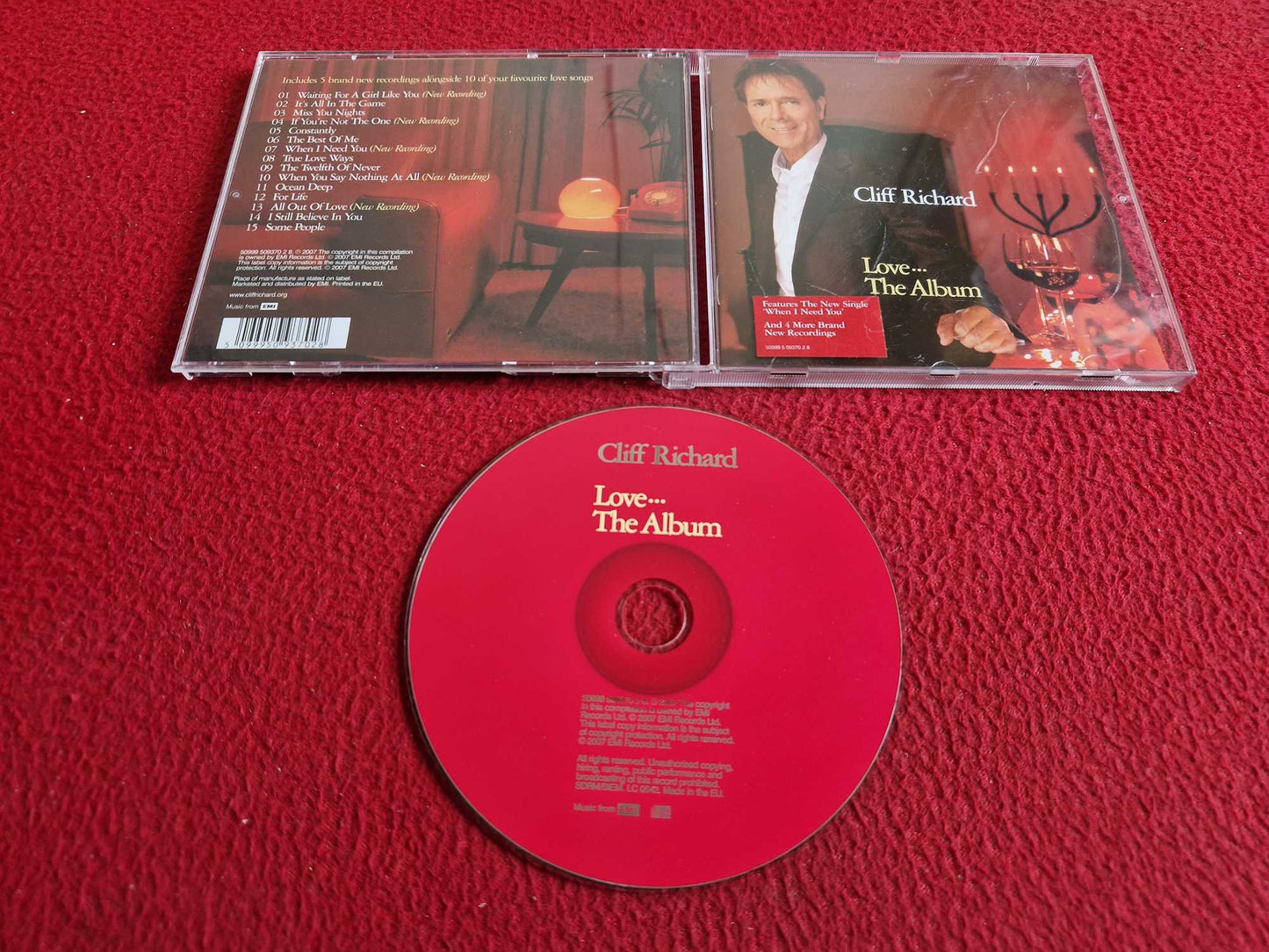 CLIF RICHARD LOVE... THE ALBUM CD