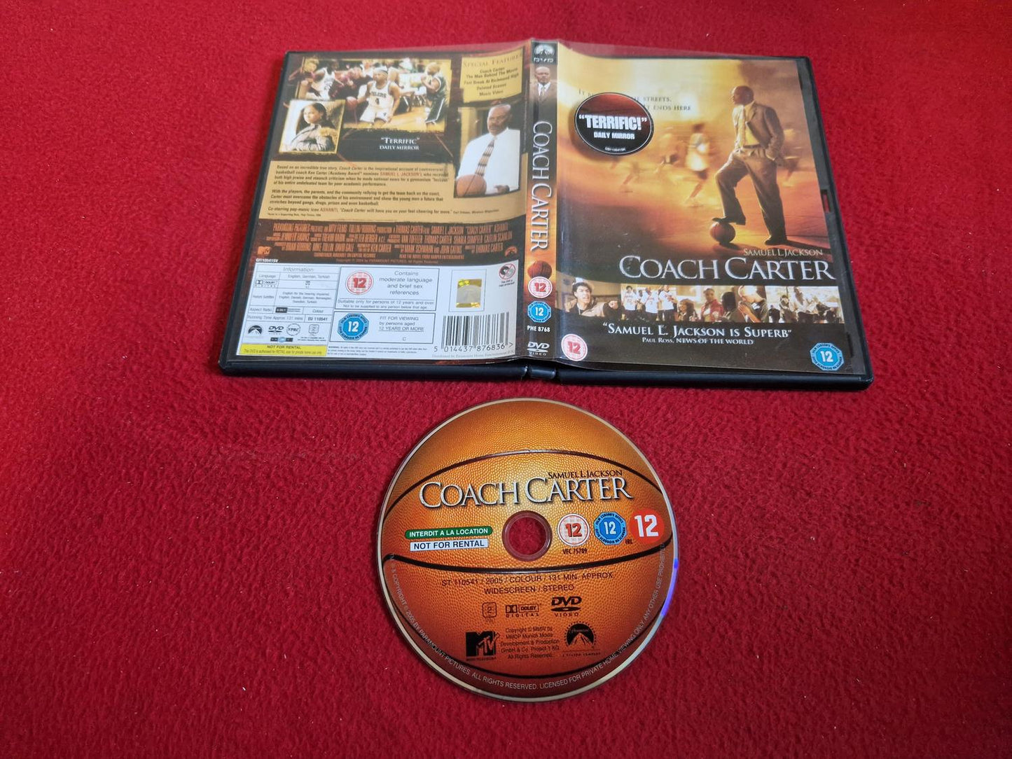 COACH CARTER DVD