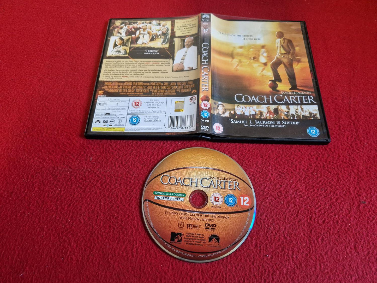 COACH CARTER DVD