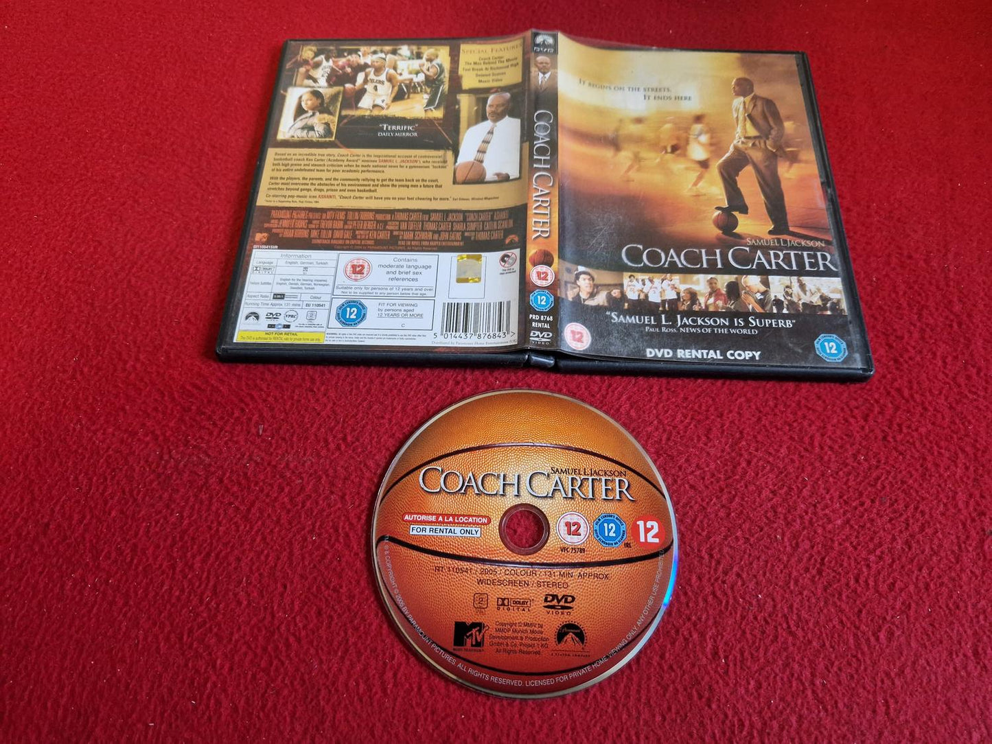 COACH CARTER DVD