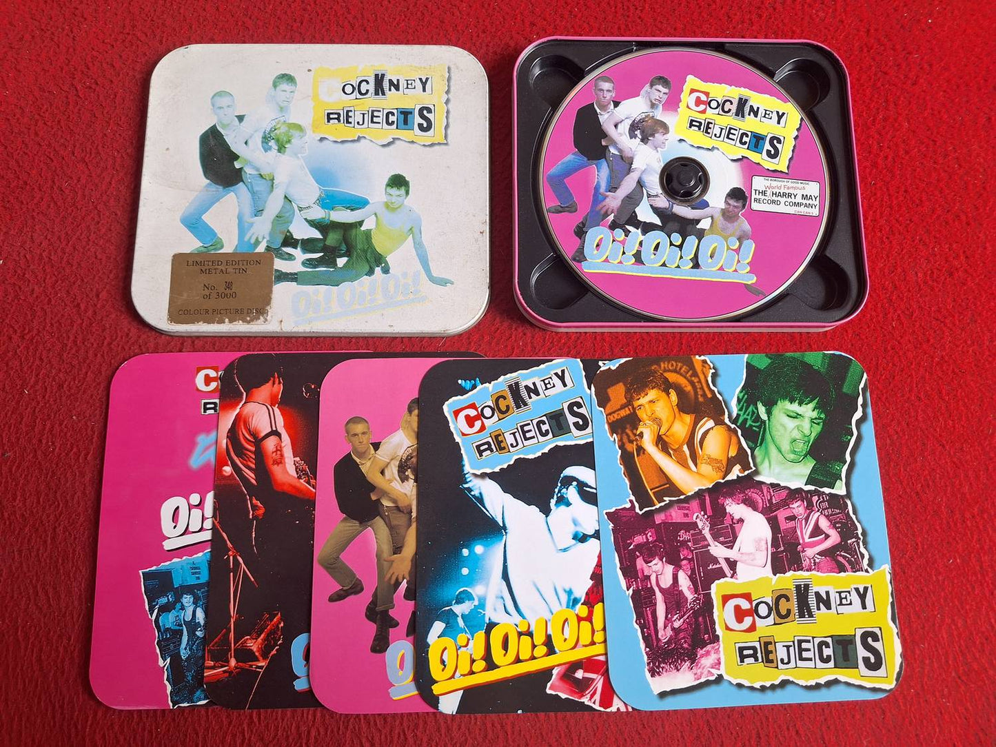 COCKNEY REJECTS OI! OI! OI! (LIMITED EDITION NO 348 OF 3000) CD