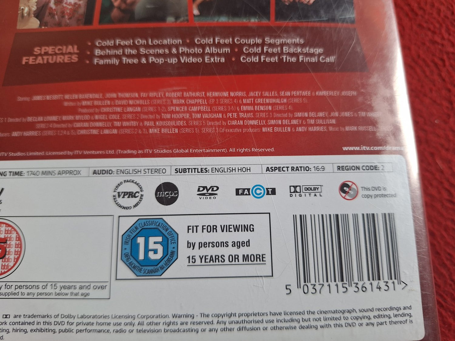 COLD FEET THE COMPLETE COLLECTION SERIES 1 - 5 BOX DVD