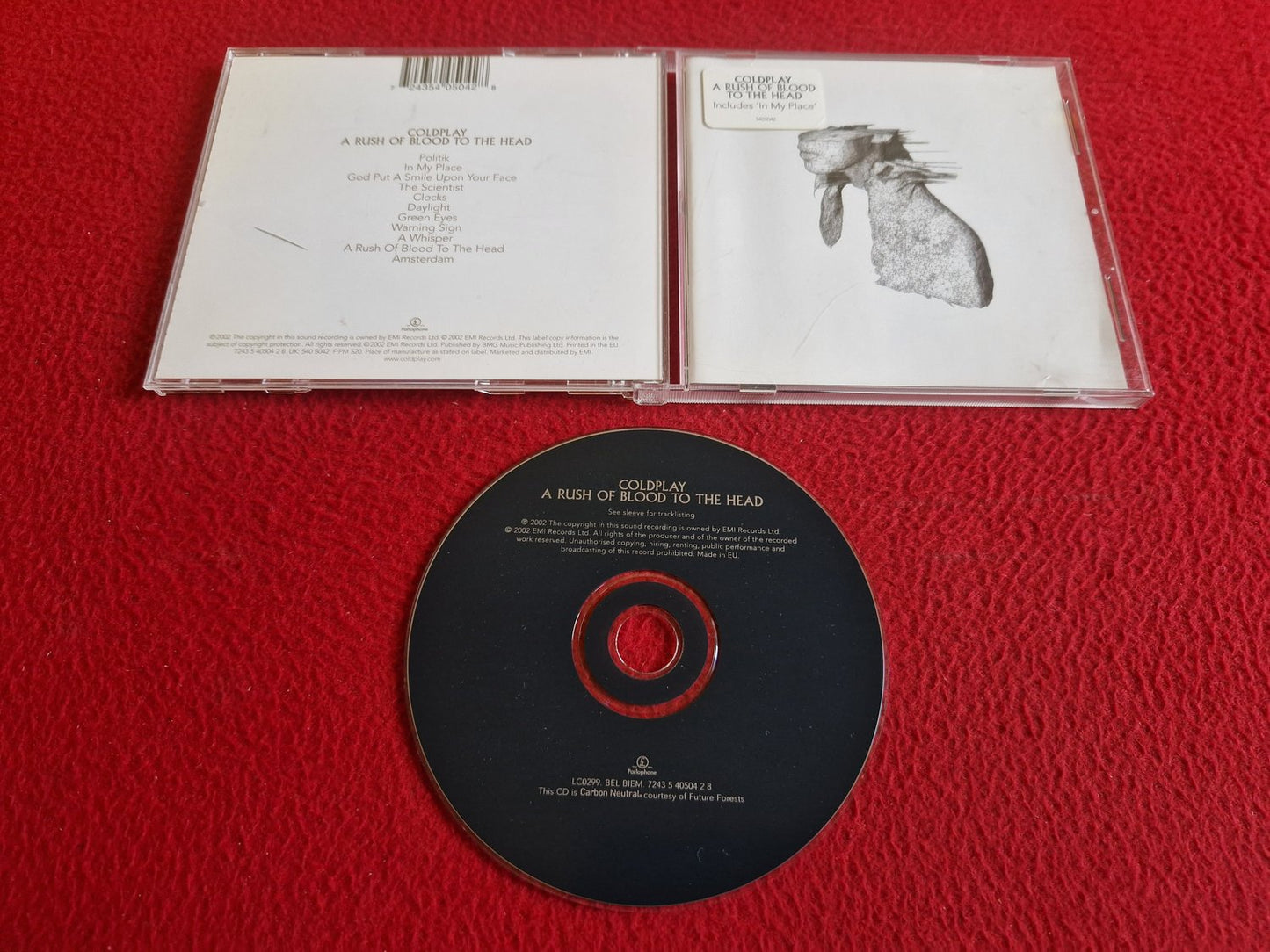 COLDPLAY A RUSH OF BLOOD TO THE HEAD CD