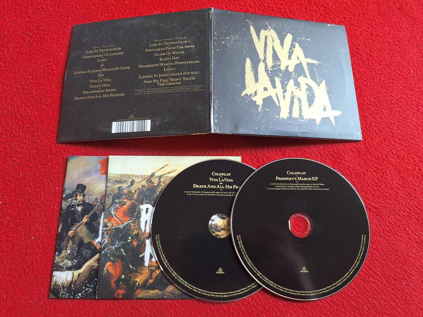 COLDPLAY VIVA LA VIDA / PROSPEKT'S MARCH EP CD