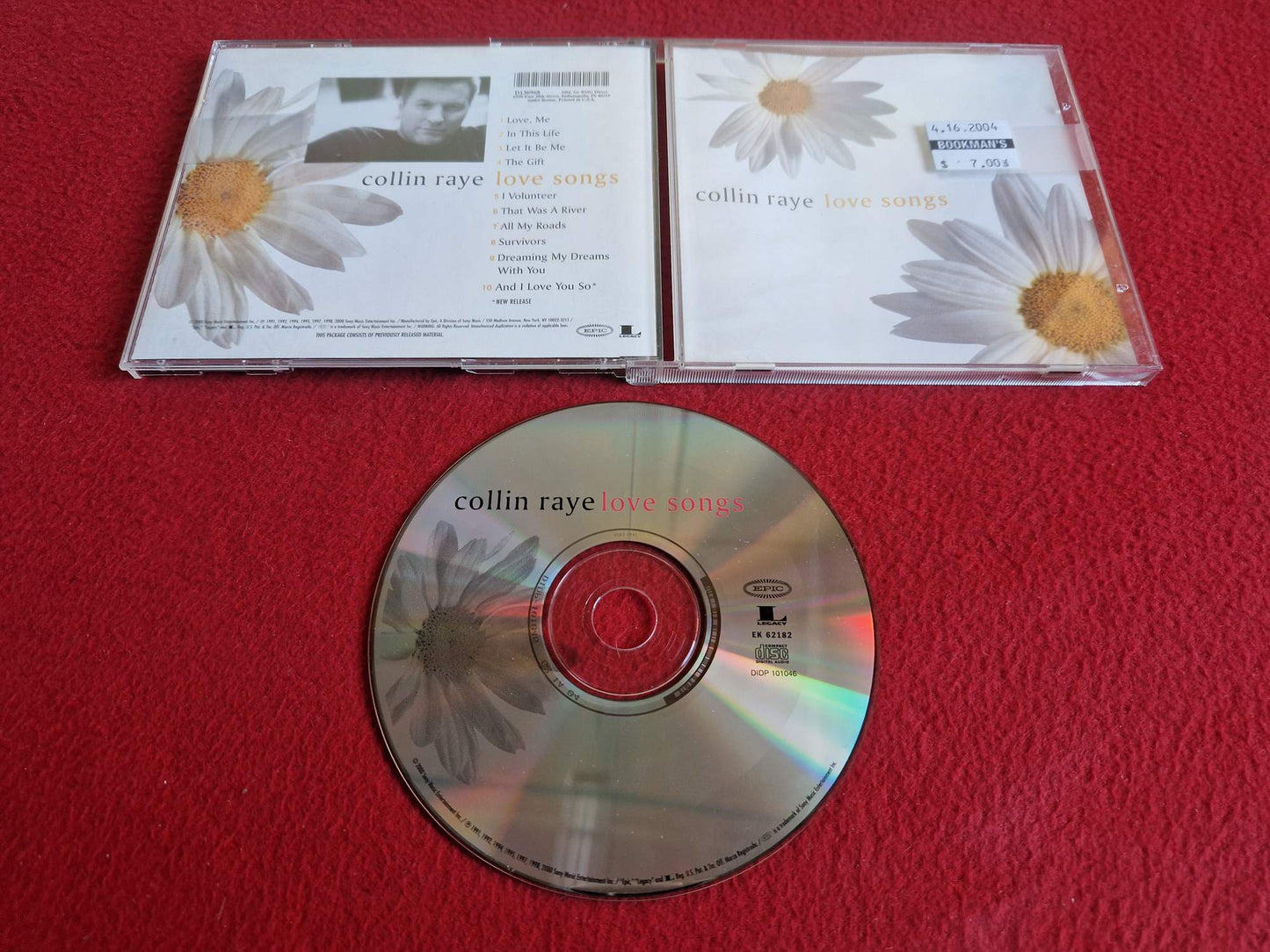 COLLIN RAYE LOVE SONGS CD
