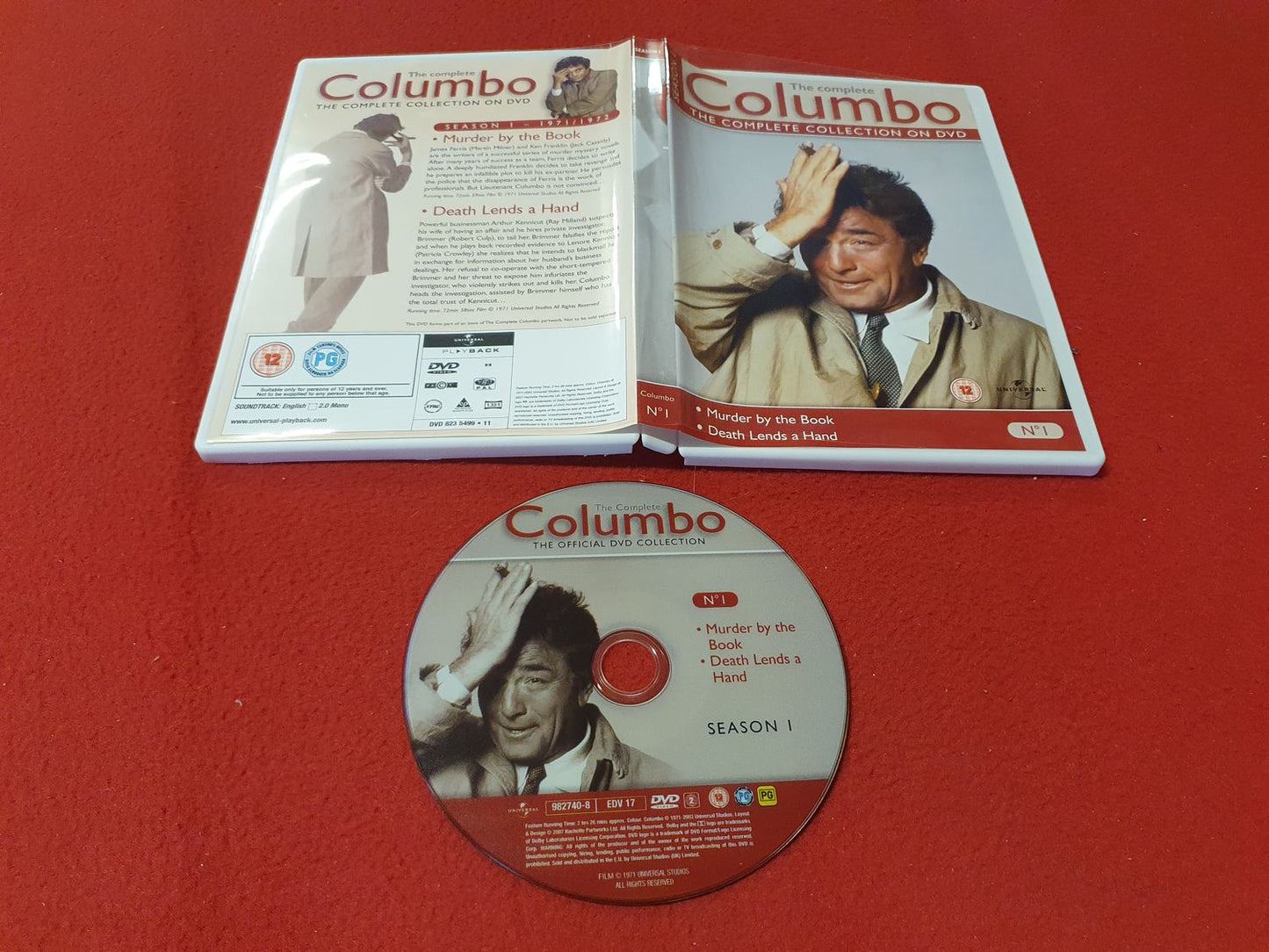 COLUMBO MURDER BY THE BOOK / DEATH LENDS A HAND till DVD