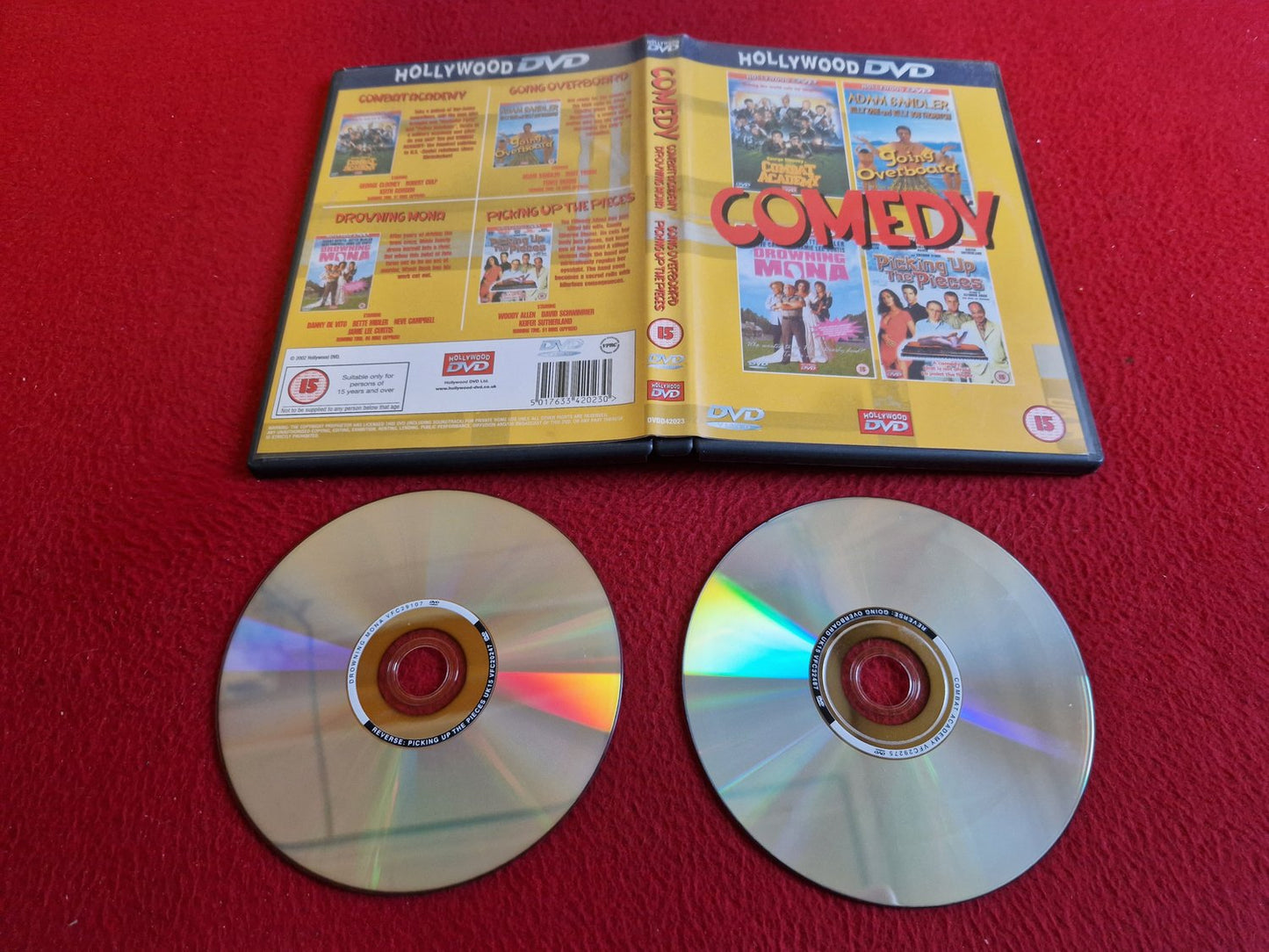 COMBAT ACADEMY / GOING OVERBOARD / DROWNING MONA / PICKING UP THE PIECES DVD