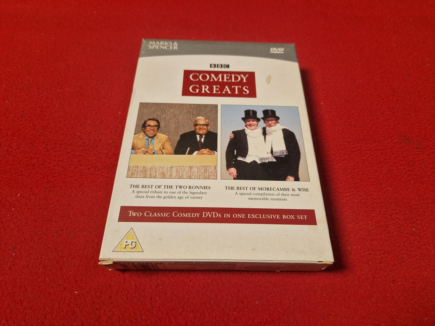 COMEDY GREATES THE BEST OF THE TWO RONNIES / MORECAMBE & WISE BOX till DVD