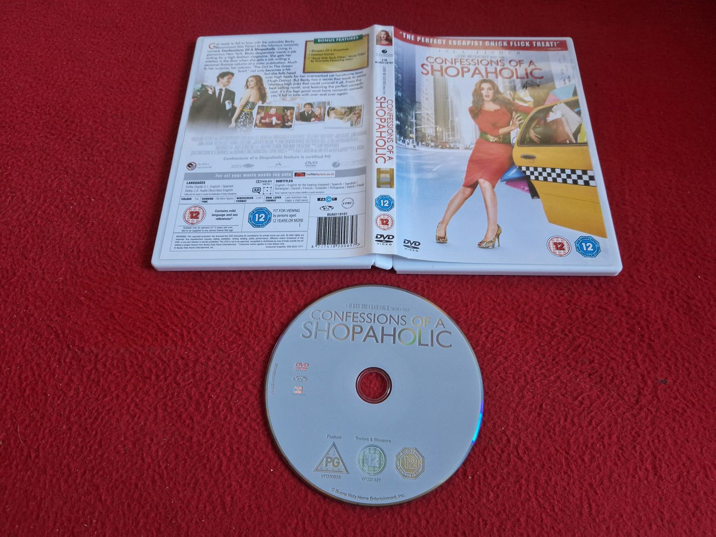 CONFESSIONS OF A SHOPAHOLIC DVD