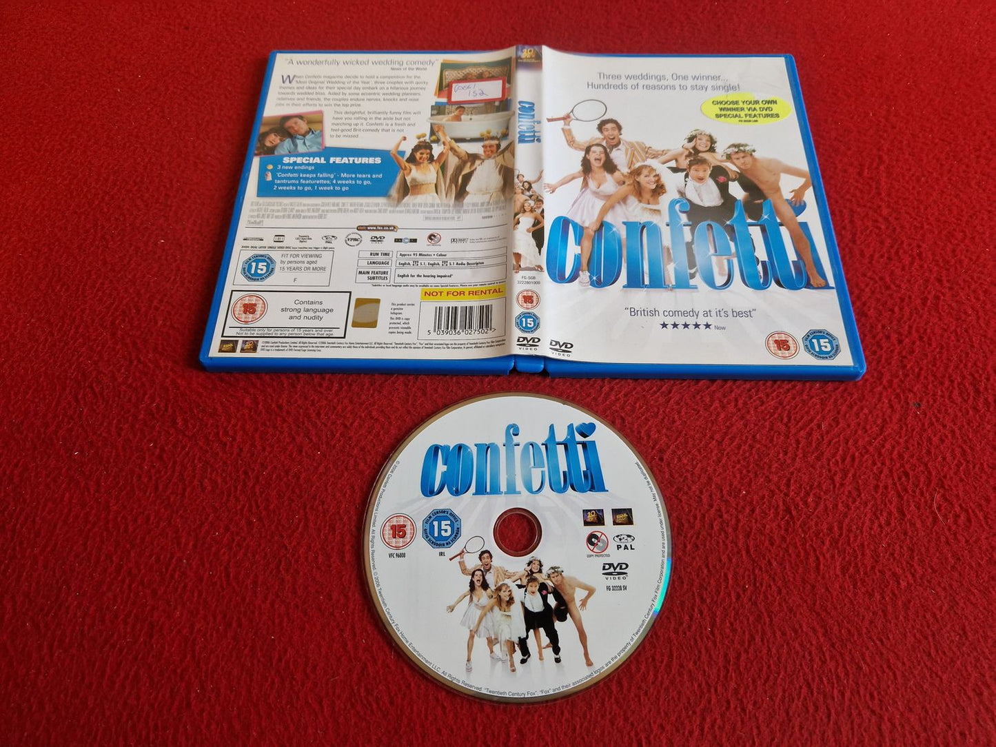 CONFETTI DVD