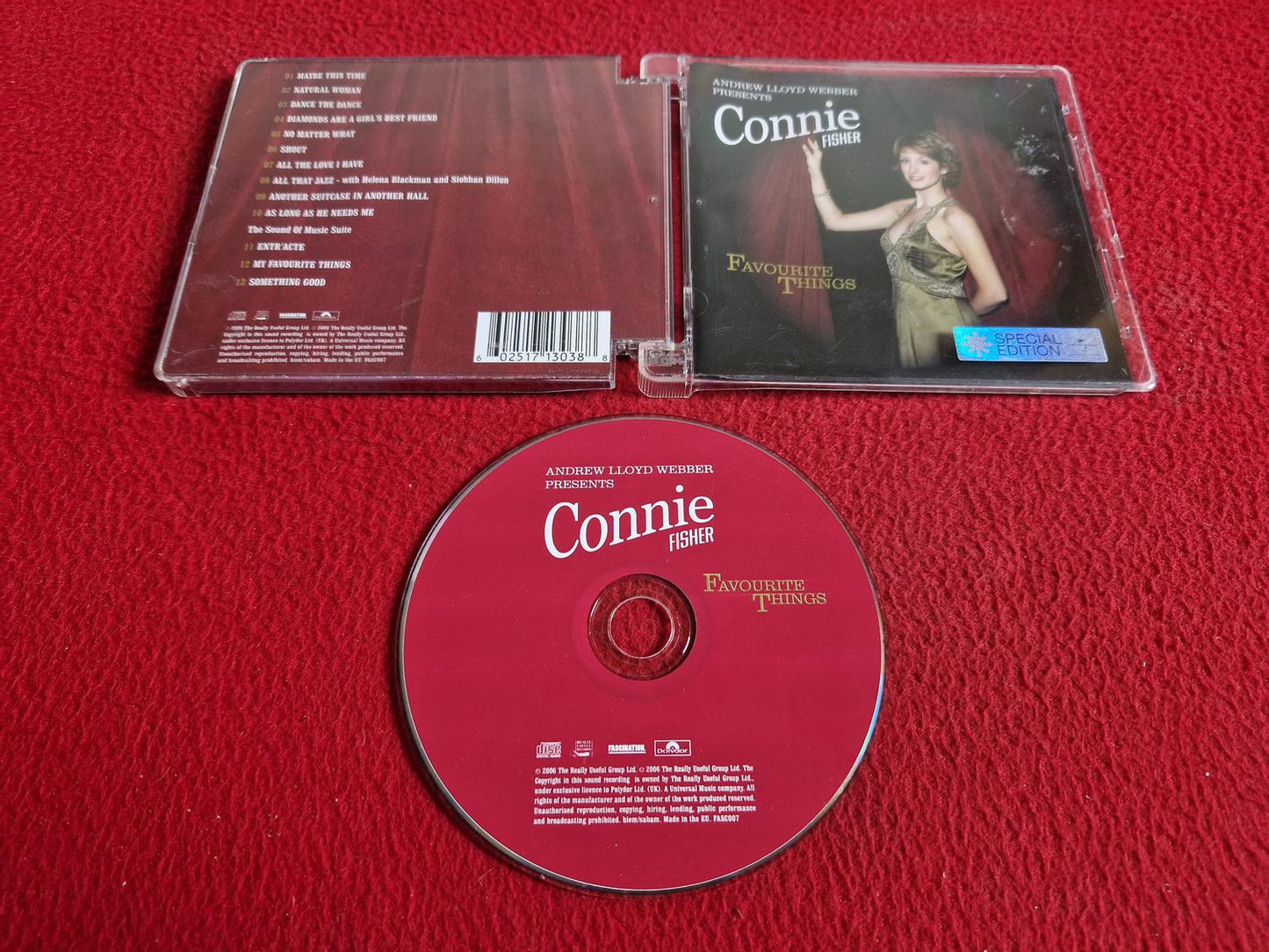 CONNIE FISHER FAVOURITE THINGS CD